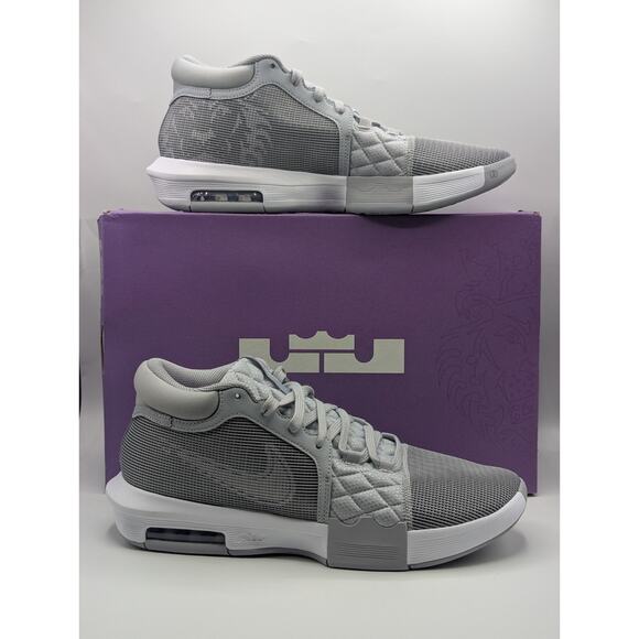Nike LeBron Witness VIII TB Grey/White Basketball Shoes Men’s Size 11 New In Box main image 5